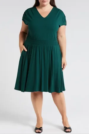 UNIVERSAL STANDARD Piper Stretch Jersey Dress in at Nordstrom, Size 4Xl