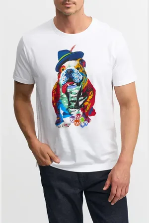 Robert Graham Casino Graham Graphic T-Shirt in at Nordstrom, Size Small