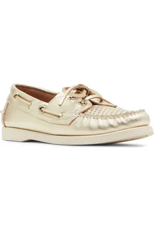 Steve Madden Sail Metallic Boat Shoe in at Nordstrom, Size 7