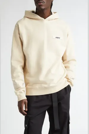 Jacquemus Le Hoodie Gros Grain Cotton Hoodie in at Nordstrom, Size Small