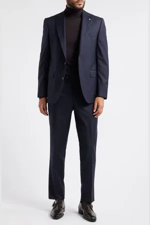 Jack Victor Esprit Deco Stripe Wool Suit in at Nordstrom, Size 40 Long