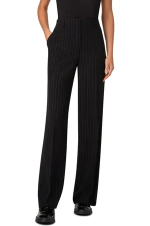AKRIS Pinstripe Wool Blend Crepe Pants in at Nordstrom, Size 4