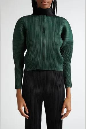 PLEATS PLEASE ISSEY MIYAKE Monthly Colors October Pleated Cardigan in at Nordstrom, Size 3