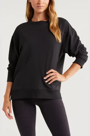 Zella Luxe French Terry Sweatshirt in at Nordstrom, Size X-Small