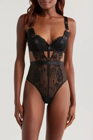 Kilo Brava Lace Underwire Bodysuit in at Nordstrom, Size Xx-Large