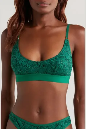 Kilo Brava Lace Scoop Neck Bralette in at Nordstrom, Size 3X-Large