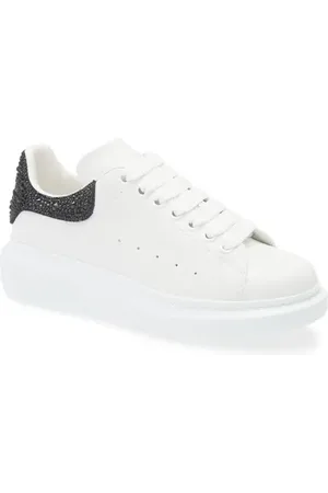 Alexander McQueen Oversized Crystal Embellished Sneaker in at Nordstrom, Size 7.5Us