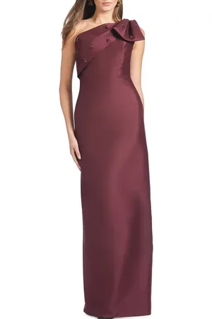 Sachin & Babi Olivia One-Shoulder Satin Gown in at Nordstrom, Size 14
