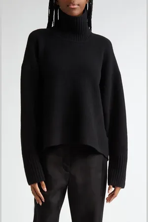 Proenza Schouler Sandra Cashmere & Wool Blend Turtleneck Sweater in at Nordstrom, Size Medium