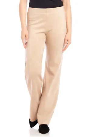 Karen Kane Faux Suede Bootcut Pants in at Nordstrom, Size Small