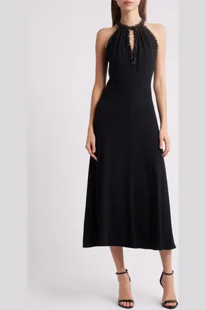 Kobi Halperin Aria Beaded Sleeveless Cocktail Dress in at Nordstrom, Size 4