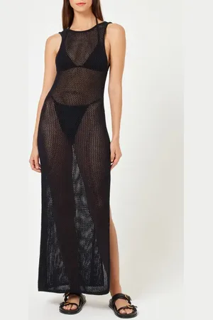 L*Space Villa Nova Open Stitch Cotton Cover-Up Tank Dress in at Nordstrom, Size Small