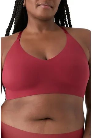 True & Co. Triangle Lace Racerback Bralette in at Nordstrom, Size Medium