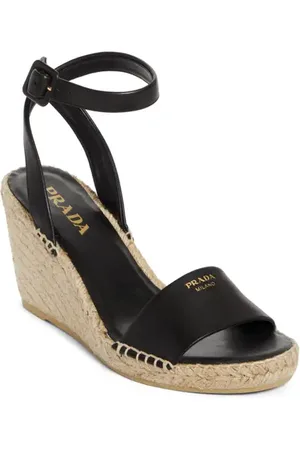 Prada Espadrille Wedge Sandal in at Nordstrom, Size 5Us