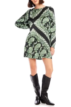 Fifteen Twenty Juliette Long Sleeve Shift Dress at Nordstrom, Size Small