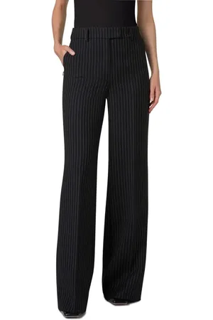 AKRIS Fior Pinstripe Virgin Wool Pants in at Nordstrom, Size 8