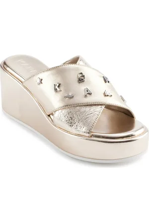 Karl Lagerfeld Caleigh Platform Wedge Sandal in at Nordstrom, Size 9.5