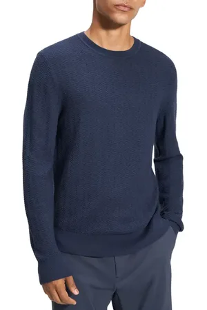 THEORY Novo Merino Wool Blend Crewneck Sweater in at Nordstrom, Size X-Large