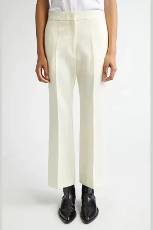 Jil Sander Wool Gabardine Flare Trousers in at Nordstrom, Size 8 Us