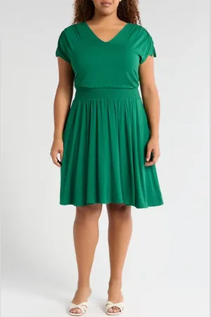 UNIVERSAL STANDARD Piper Stretch Jersey Dress in at Nordstrom