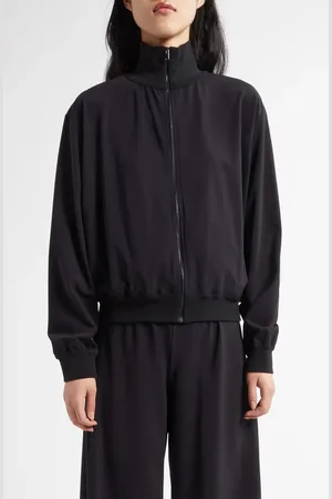 The Row Esme Jersey Bomber Jacket in at Nordstrom, Size Small