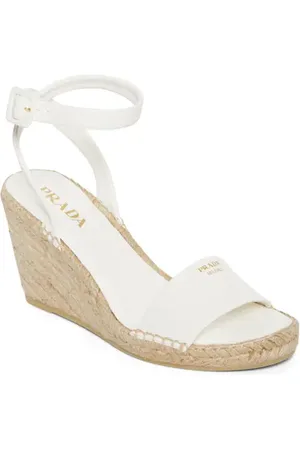 Prada Espadrille Wedge Sandal in at Nordstrom, Size 8Us