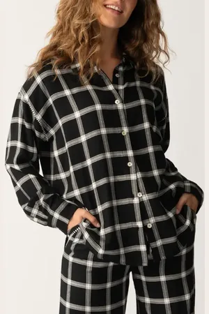 P.J.Salvage Cozy & Chic Long Sleeve Pajama Top in at Nordstrom, Size Small