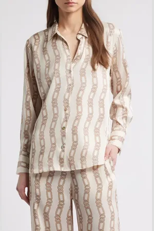 Rails Ledger Crepe Button-Up Shirt in at Nordstrom, Size X-Large