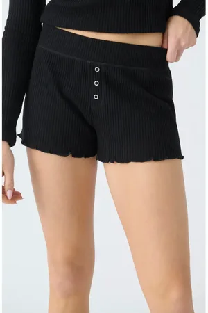 P.J.Salvage Reloved Rib Knit Pajama Shorts in at Nordstrom, Size Small