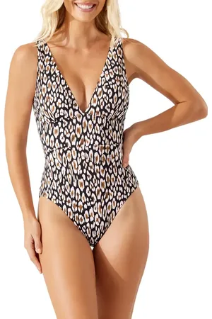 Tommy Bahama Safari Cat One-Piece Swimsuit in at Nordstrom, Size 4