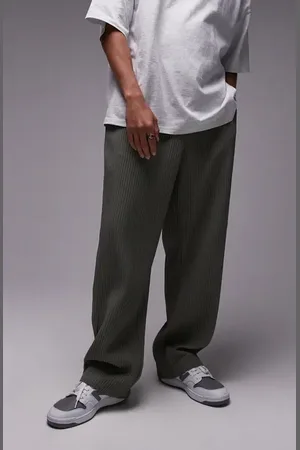 Topman Pliss?? Pull-On Wide Leg Pants in at Nordstrom, Size Small