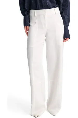 TWP Chrystie Street Wide Leg Linen Blend Utility Pants in at Nordstrom, Size 8