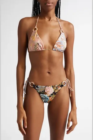 ZIMMERMANN Tallow Floral Two-Piece Swimsuit at Nordstrom, Size 2