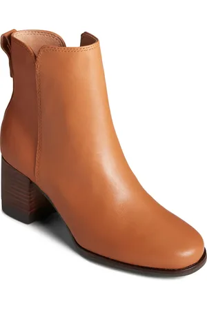 Sperry Seaport Block Heel Bootie in at Nordstrom, Size 9