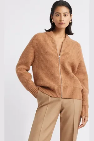 Nordstrom Saddle Shoulder Bomber Cardigan in at , Size Large
