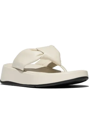 FitFlop F-Mode Knot Platform Wedge Flip Flop in at Nordstrom, Size 9