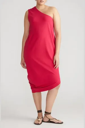 UNIVERSAL STANDARD Geneva One-Shoulder Dress in at Nordstrom, Size 4Xl