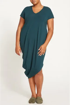 UNIVERSAL STANDARD Geneva Asymmetric T-Shirt Dress in at Nordstrom