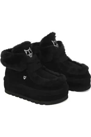 Naked Wolfe Bambi Genuine Shearling Platform Bootie in at Nordstrom, Size 9Us