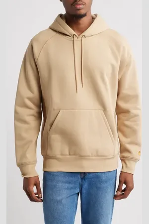 Carhartt Chase Fleece Hoodie in Sable /Gold at Nordstrom, Size Medium
