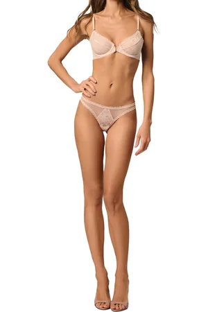 Kiki de Montparnasse DAHLIA LACE THONG in at Nordstrom, Size Medium