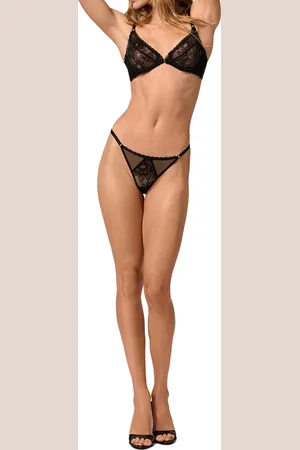 Kiki de Montparnasse DAHLIA LACE DEMI BRA in at Nordstrom, Size 34C