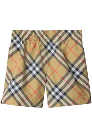 Burberry Check Swim Shorts in at Nordstrom, Size 8