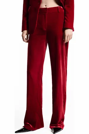 MANGO Rubi Velvet Trousers in at Nordstrom, Size 4