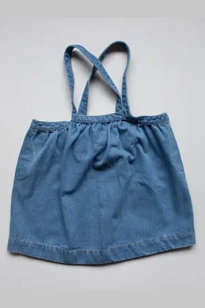 The Simple Folk The Oversized Denim Pinafore in at Nordstrom, Size 7