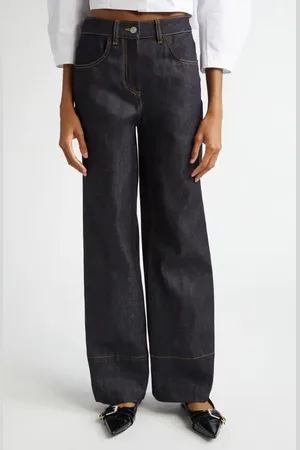 Givenchy Wide Hem Straight Leg Jeans in at Nordstrom, Size 30