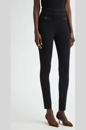 ST. JOHN Mixed Texture Knit Skinny Pants in at Nordstrom, Size X-Small