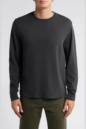Frame Duo Fold Long Sleeve Cotton T-Shirt in at Nordstrom, Size Small