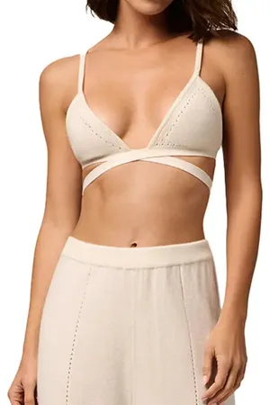 Kiki de Montparnasse CASHMERE WRAP BRA in at Nordstrom, Size Medium