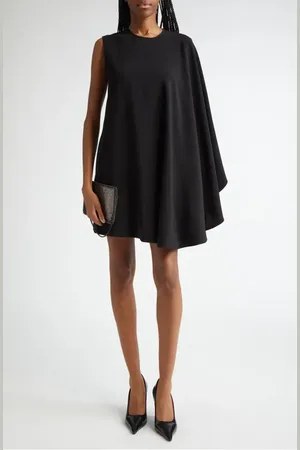 Stella McCartney One-Sleeve Stretch Cady Minidress in at Nordstrom, Size 8 Us